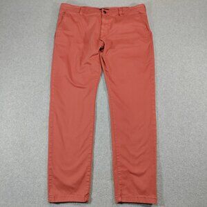 Mavi Pants Mens 38x32 Slim Johnny Coral Stretch Cotton Chino